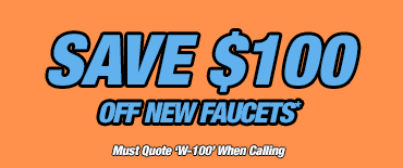 New Faucet Discount Rush