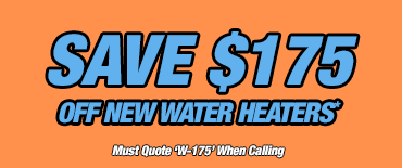 New Water Heater Discount Rush