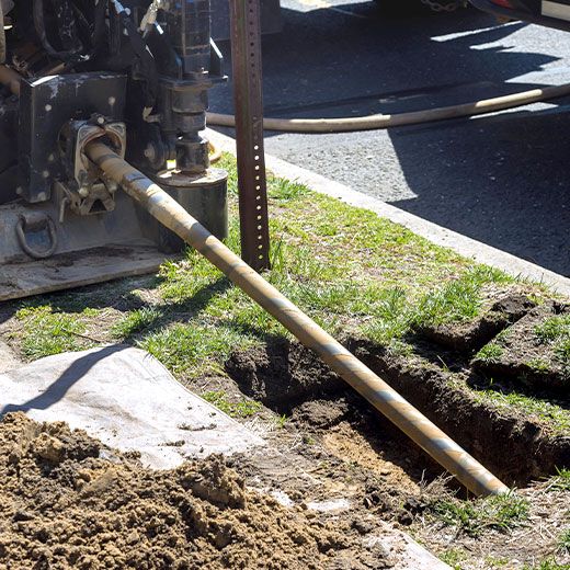 Install a New Water Line in Rush Without Digging